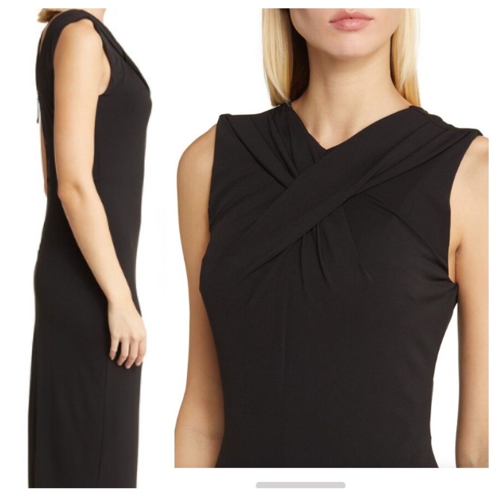 Sam Edelman Crossover Neck Jersey Sheath Dress NEW Size 10 PRICE FIRM!!!